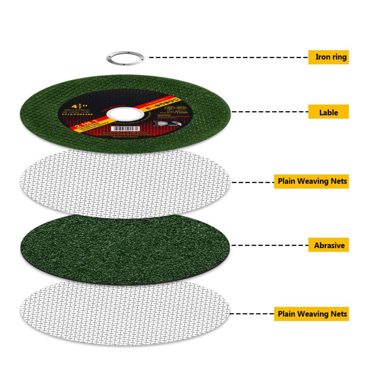 عجلة قطع مقاس 4 بوصات