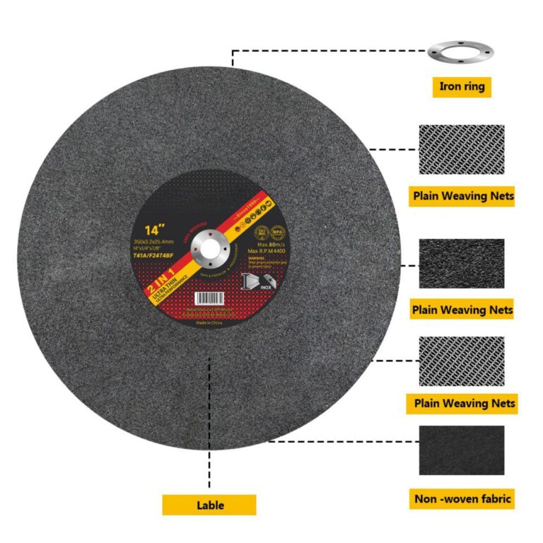 قرص قطع معدني مقاس 350 مم