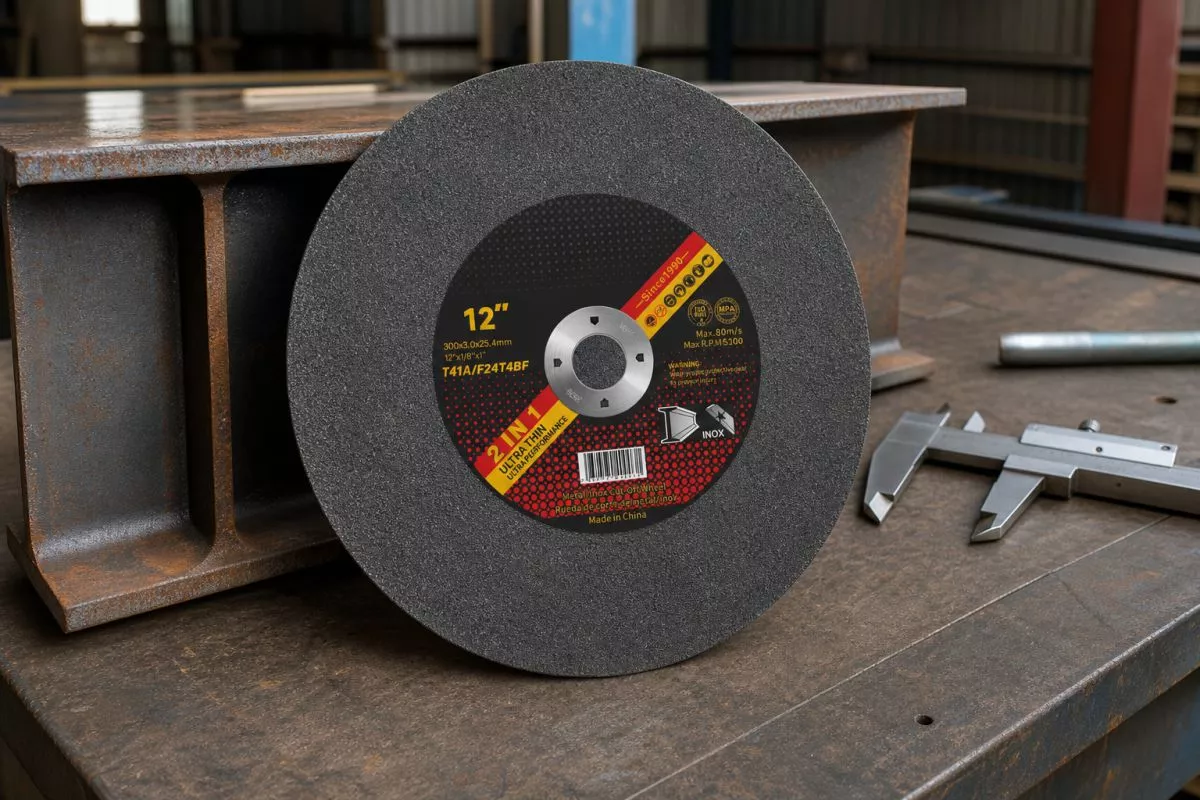 12 inch 300mm heavy duty cut off wheel with 3.0mm thickness for structural steel and 12 inch chop saws