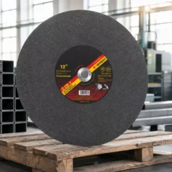 Heavy duty 300mm cut off wheel 3.2mm prepared on an industrial pallet for large scale supply